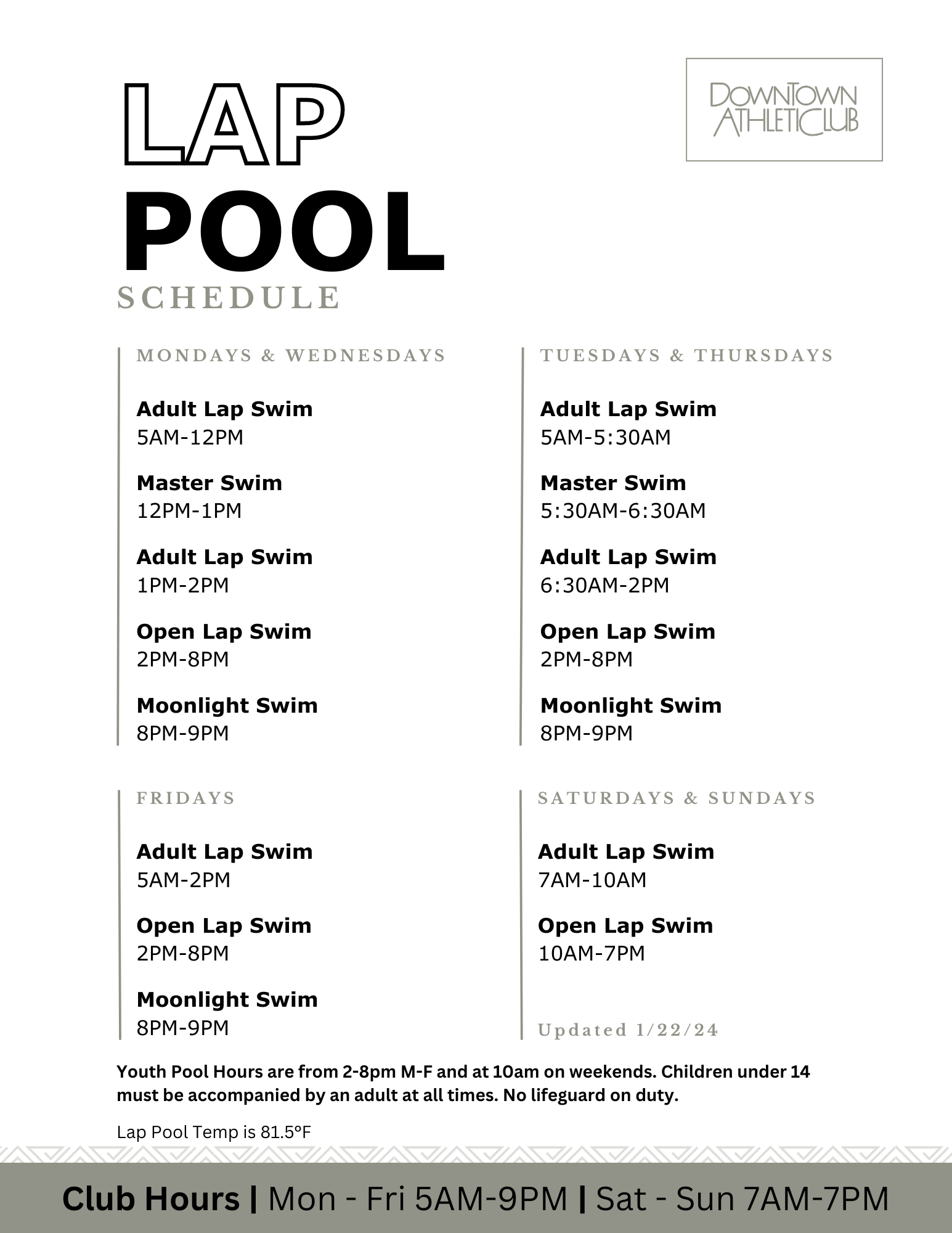 La Fitness Pool Schedule 82 - x03cy9v